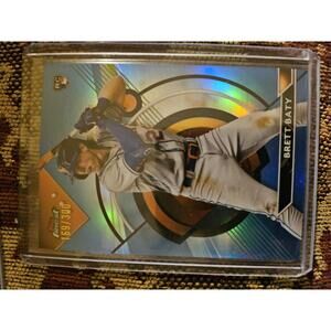 2023 Finest Base Sky Blue #40 Brett Baty (RC)  No. 169/300 - New York Mets